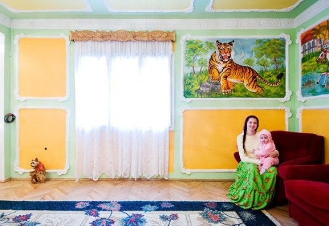 10. Безумный декор стен и потолка 10. Безумный декор стен и потолка больно глазам, дизайн интерьера, когда дизайнер бог, ошибки и ляпы
