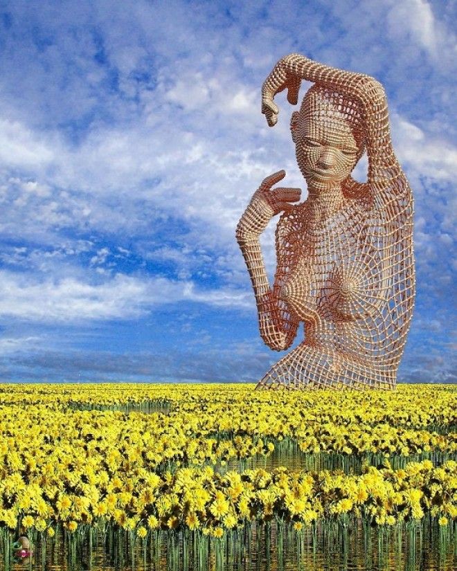 Цифровые 3Dскульптур с зашифрованными посланиями