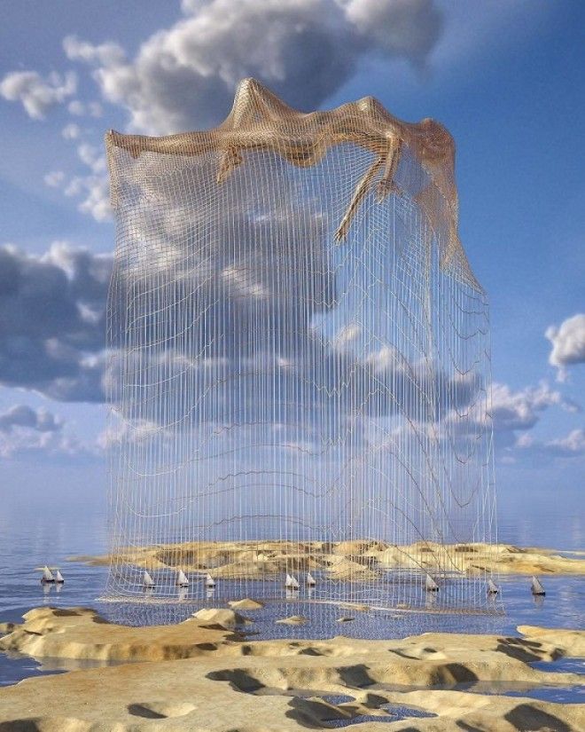 Цифровые 3Dскульптур с зашифрованными посланиями