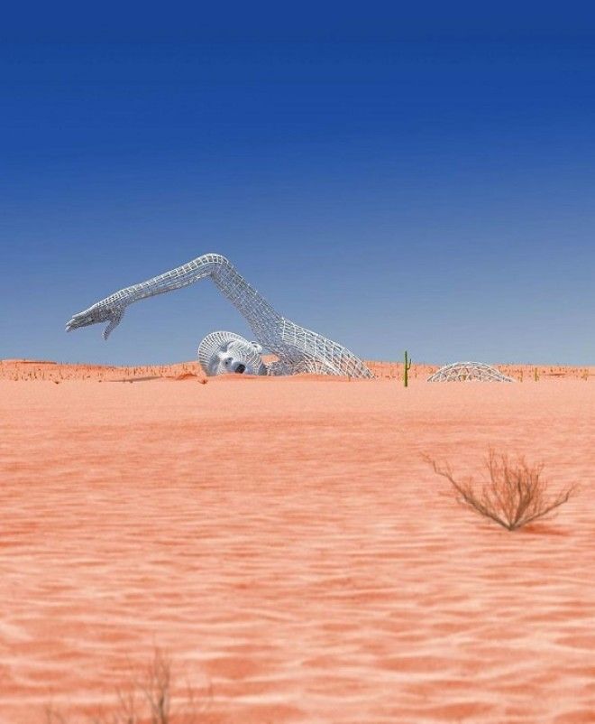 Цифровые 3Dскульптур с зашифрованными посланиями