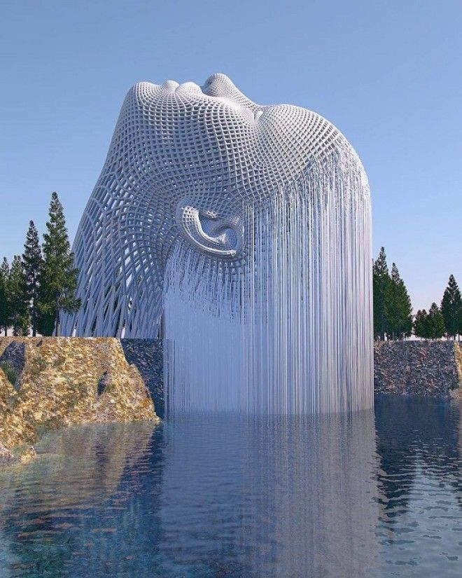 Цифровые 3Dскульптур с зашифрованными посланиями