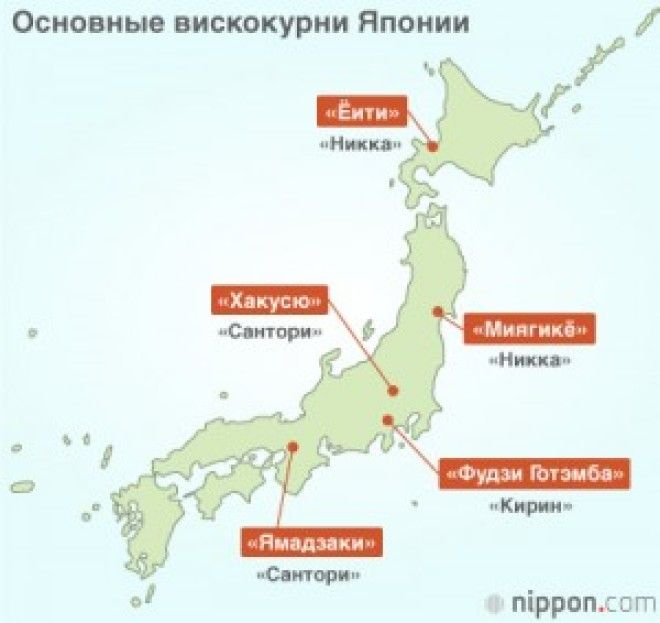 Традиция производства виски мирового класса в Японии